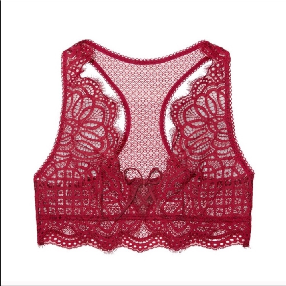 Cream White lacy Victoria’s Secret Bralette - Picture 5 of 8